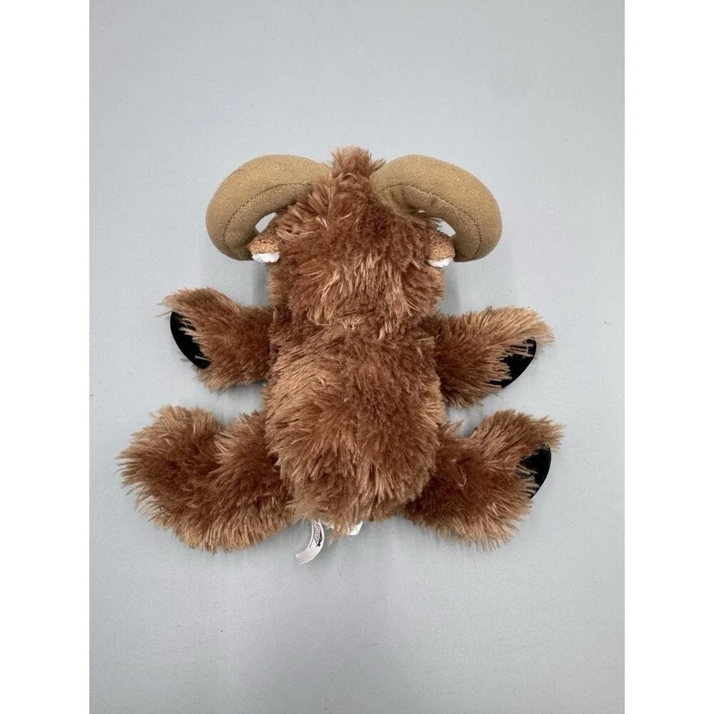 Mountain Goat Ram Brown Plush Small 8